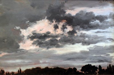 Wolkenstudie von Adolph Menzel